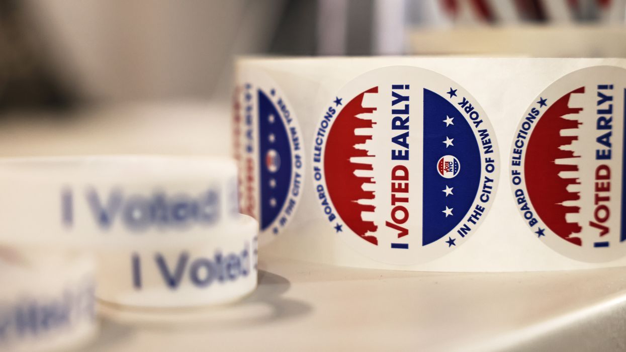 New Yorkers Vote During Early Voting Period For City's Mayoral Primary