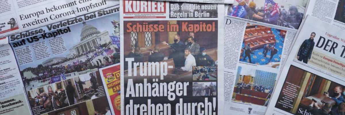 Myth of 'Exceptionalism' Shattered as Globe Expresses Shock Over 'Day of Shame for American Democracy'