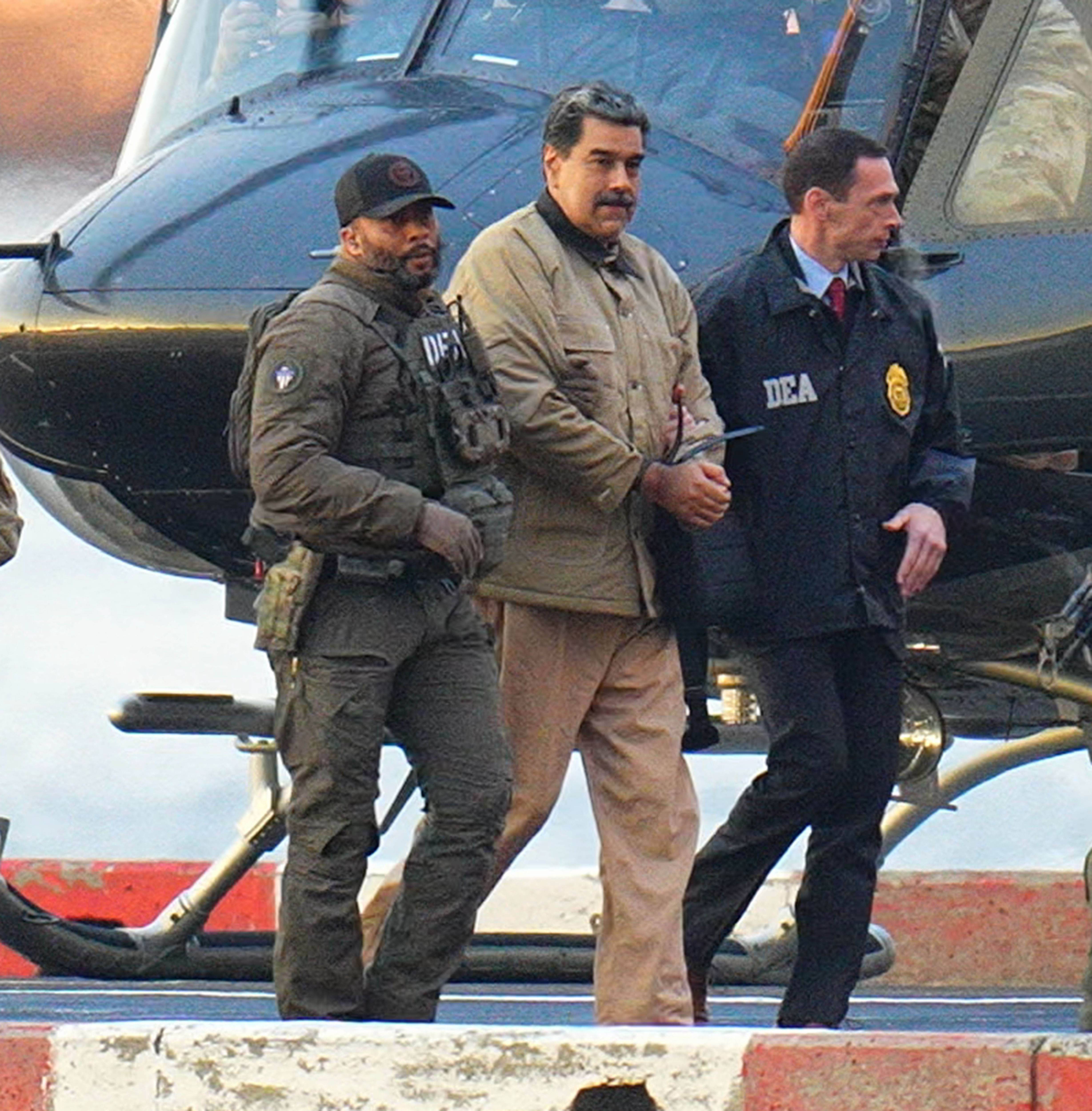 Nicolas Maduro in US custody