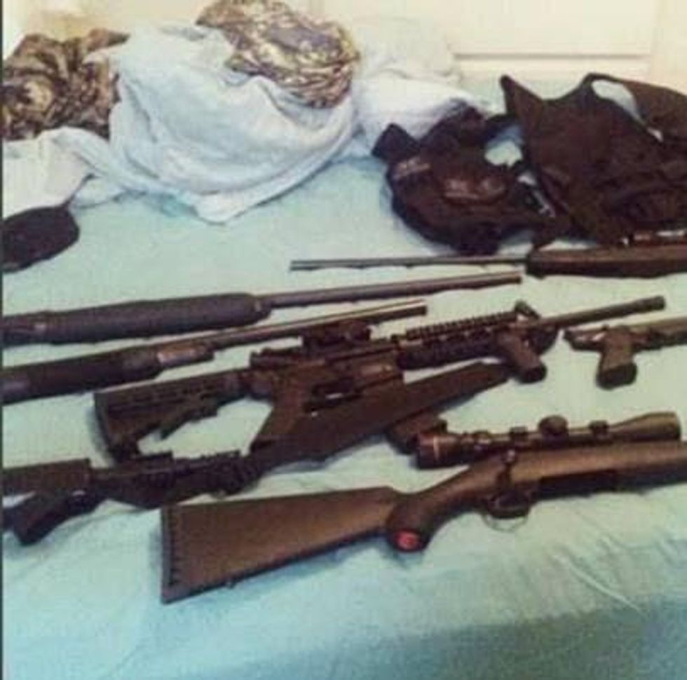 Nik wanted us to see his weapons. He suffered an addiction  to killing, while the state of Florida and the U.S. government encouraged his compulsion.