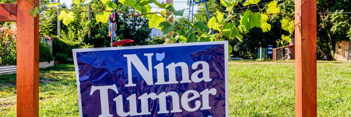 Nina Turner campaign sign