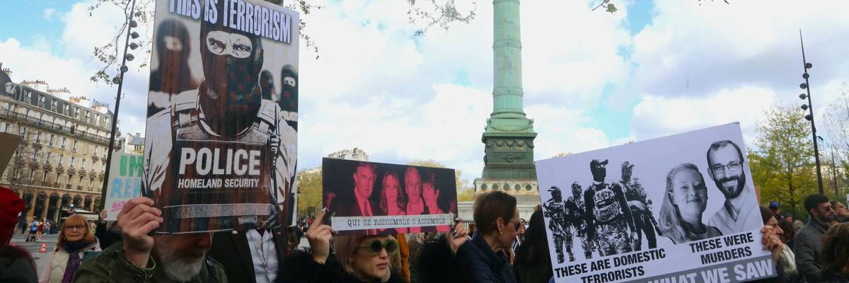 No KIng's Movement Protests In Paris