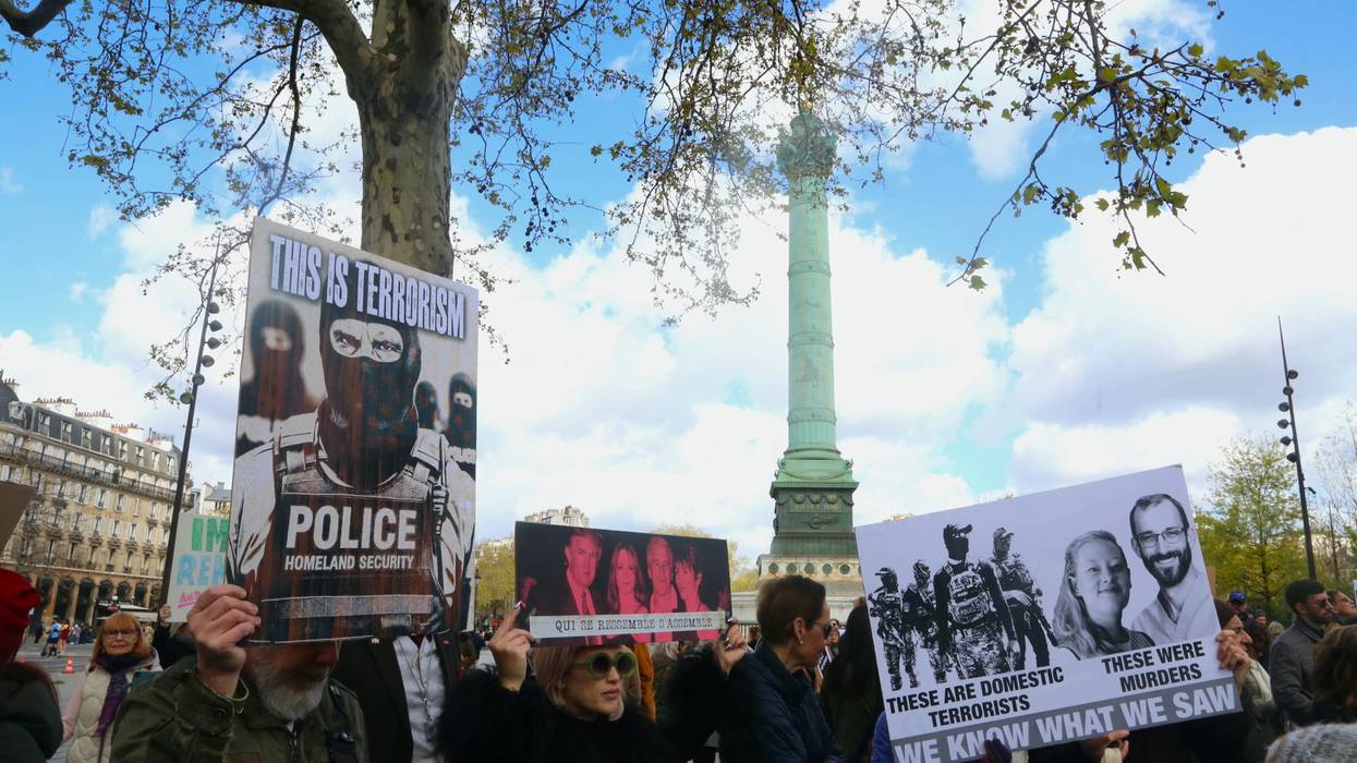 No KIng's Movement Protests In Paris