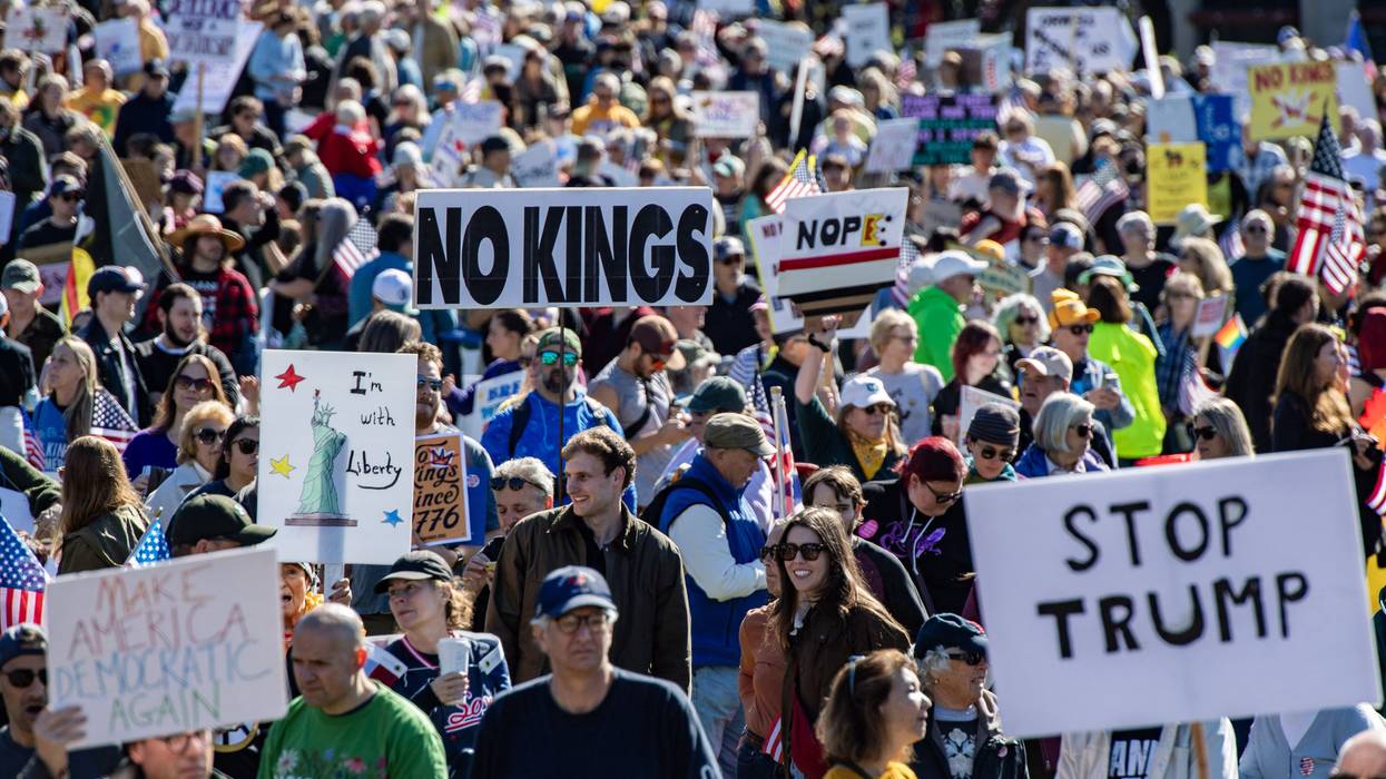 No Kings protest in Boston.