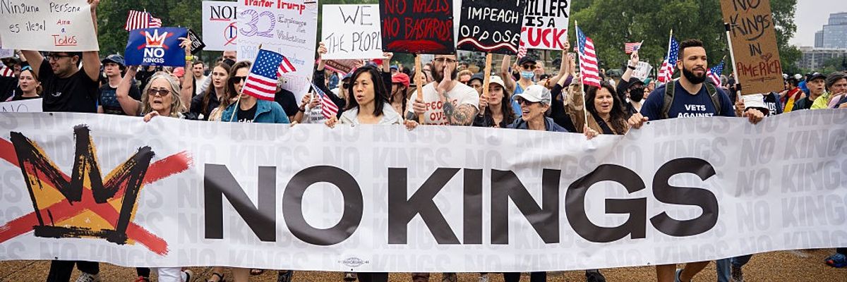 No Kings Protest In Philadelphia