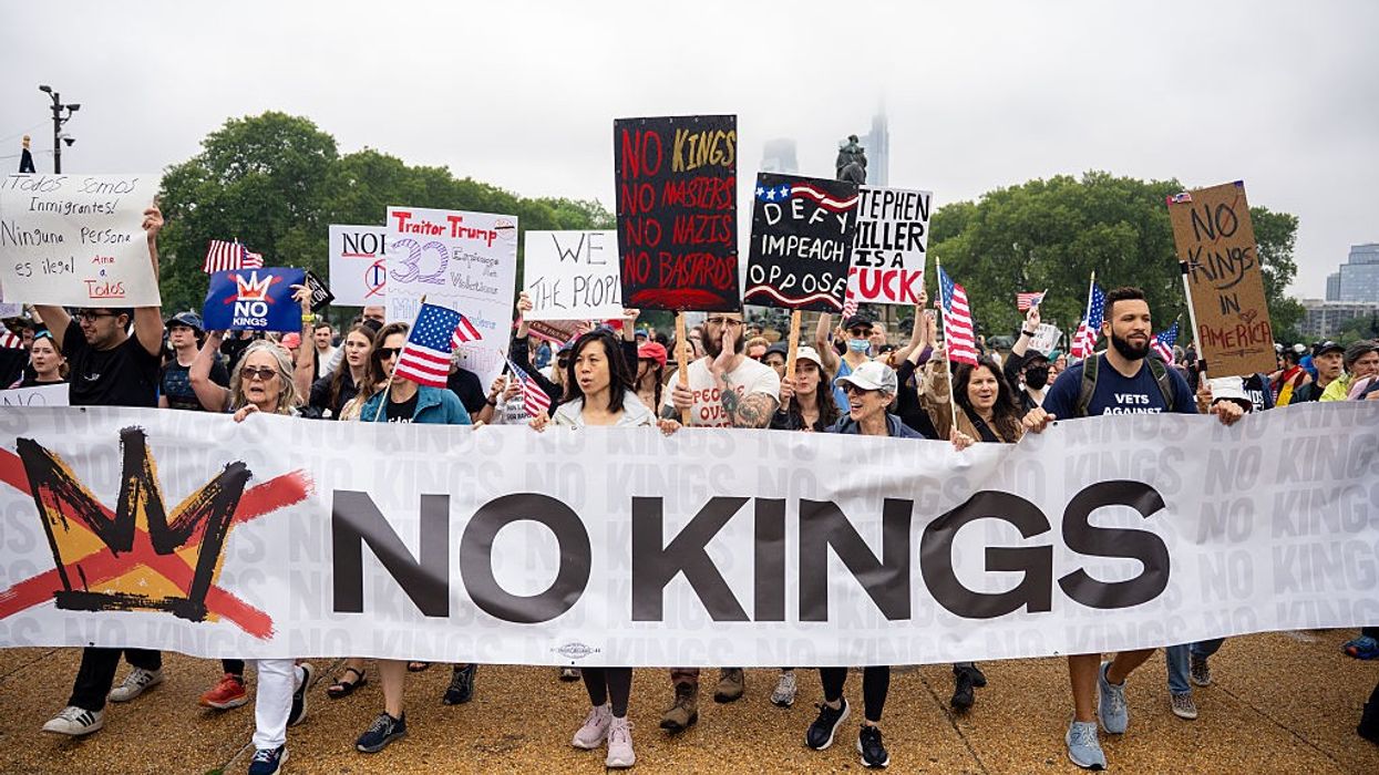 No Kings Protest In Philadelphia