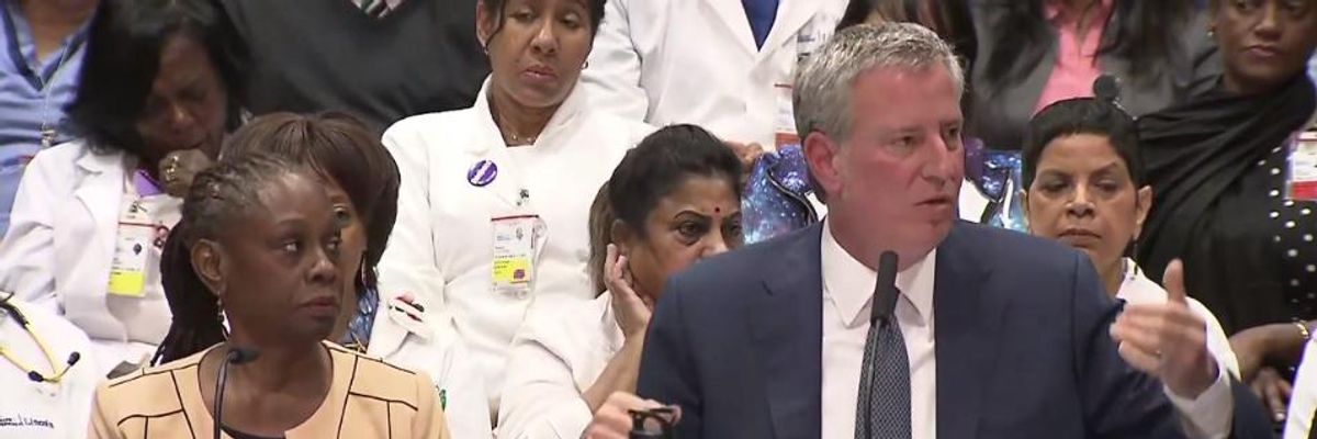 'Huge Step in Right Direction' as de Blasio Unveils Guaranteed Healthcare Plan for All NYC Residents