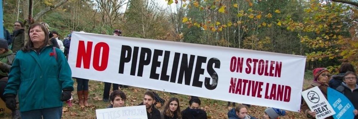 NO PIPELINES ON STOLEN NATIVE LAND