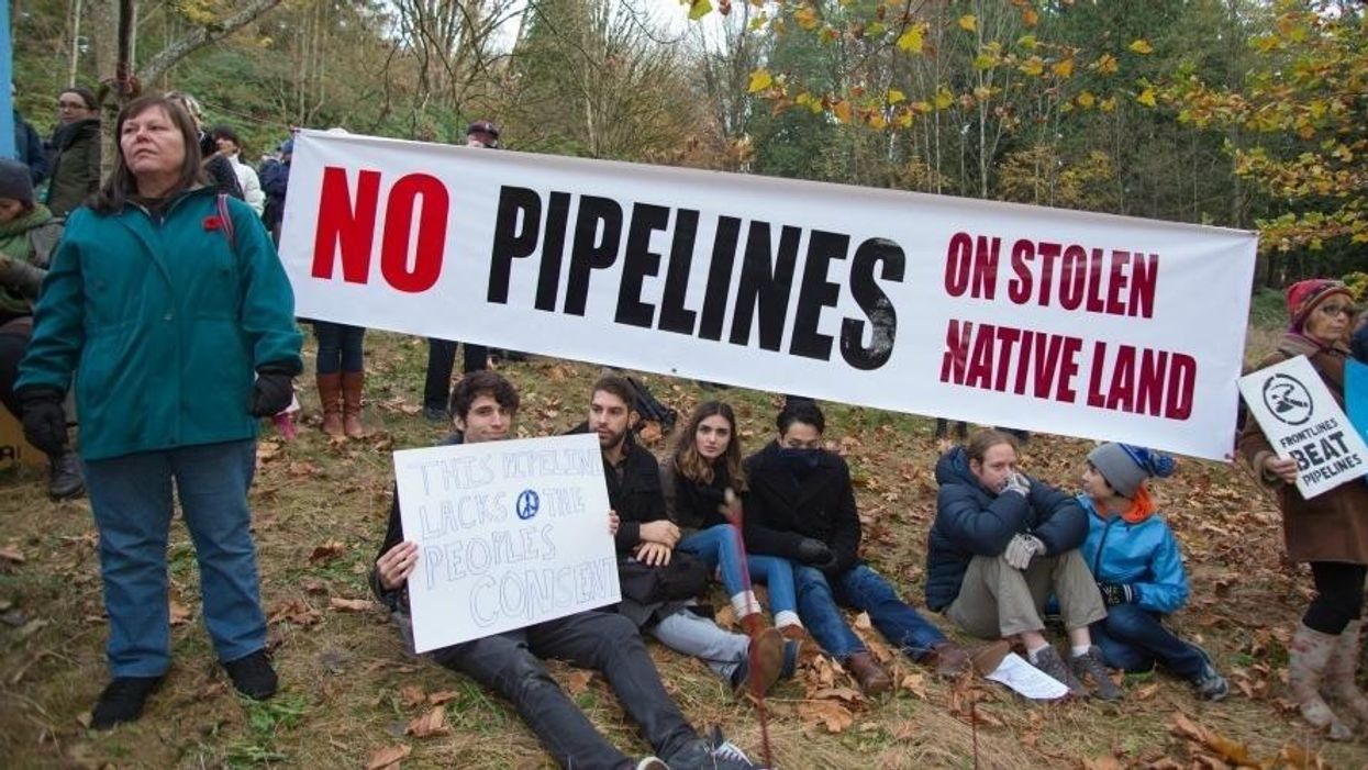 NO PIPELINES ON STOLEN NATIVE LAND
