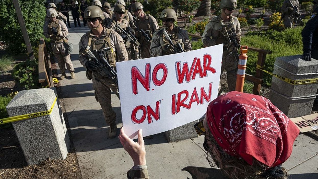 'No War on Iran' protest held in Los Angeles