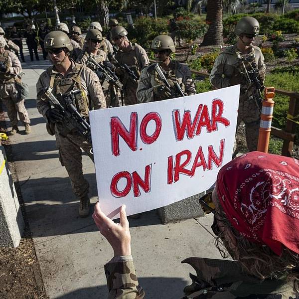 'No War on Iran' protest held in Los Angeles