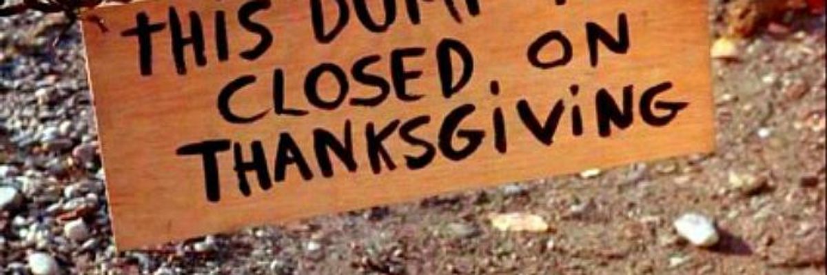 A Thanksgiving Ritual for Sixties-Style Activists