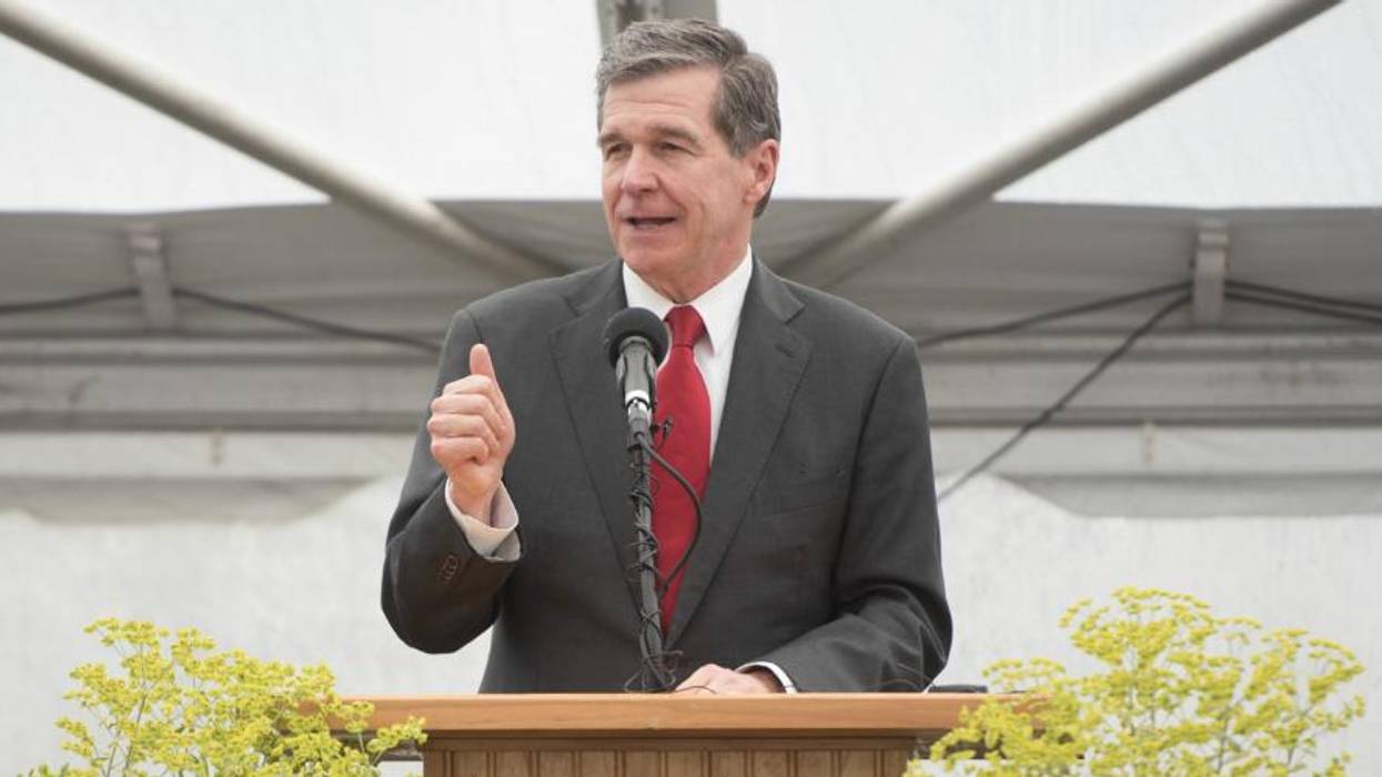 North Carolina Gov. Roy Cooper, a Democrat, vetoed three anti-LGBTQ+ bills on July 5, 2023.