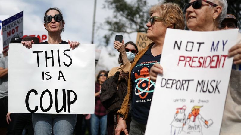 "Not My President's Day" Protests Break Out Across The U.S.