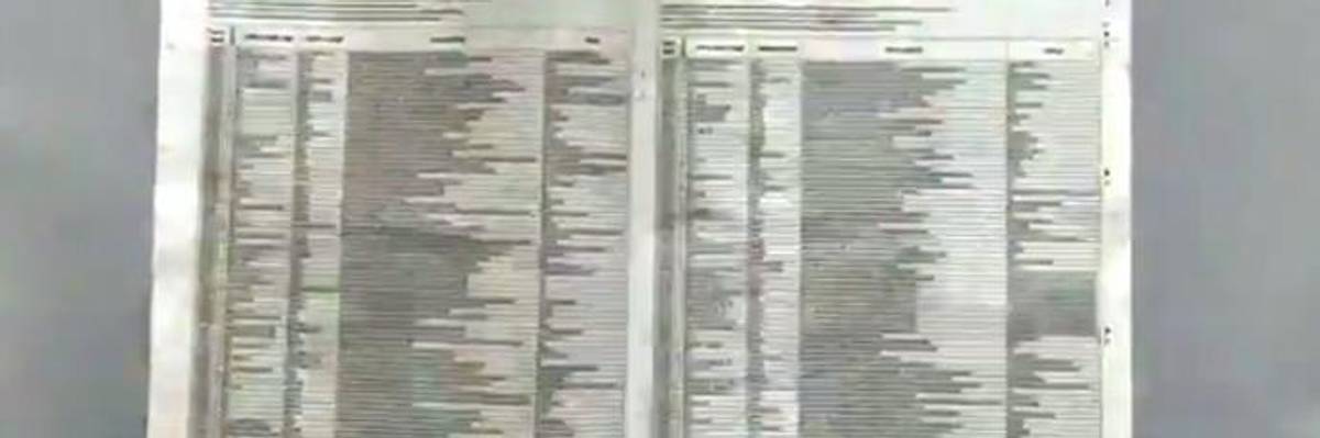 In Poignant Homage to Lives Lost, Guardian Prints Names of All 34,361 Refugees Known to Have Died Fleeing War and Persecution Since 1990s