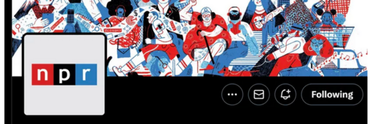 NPR's Twitter page