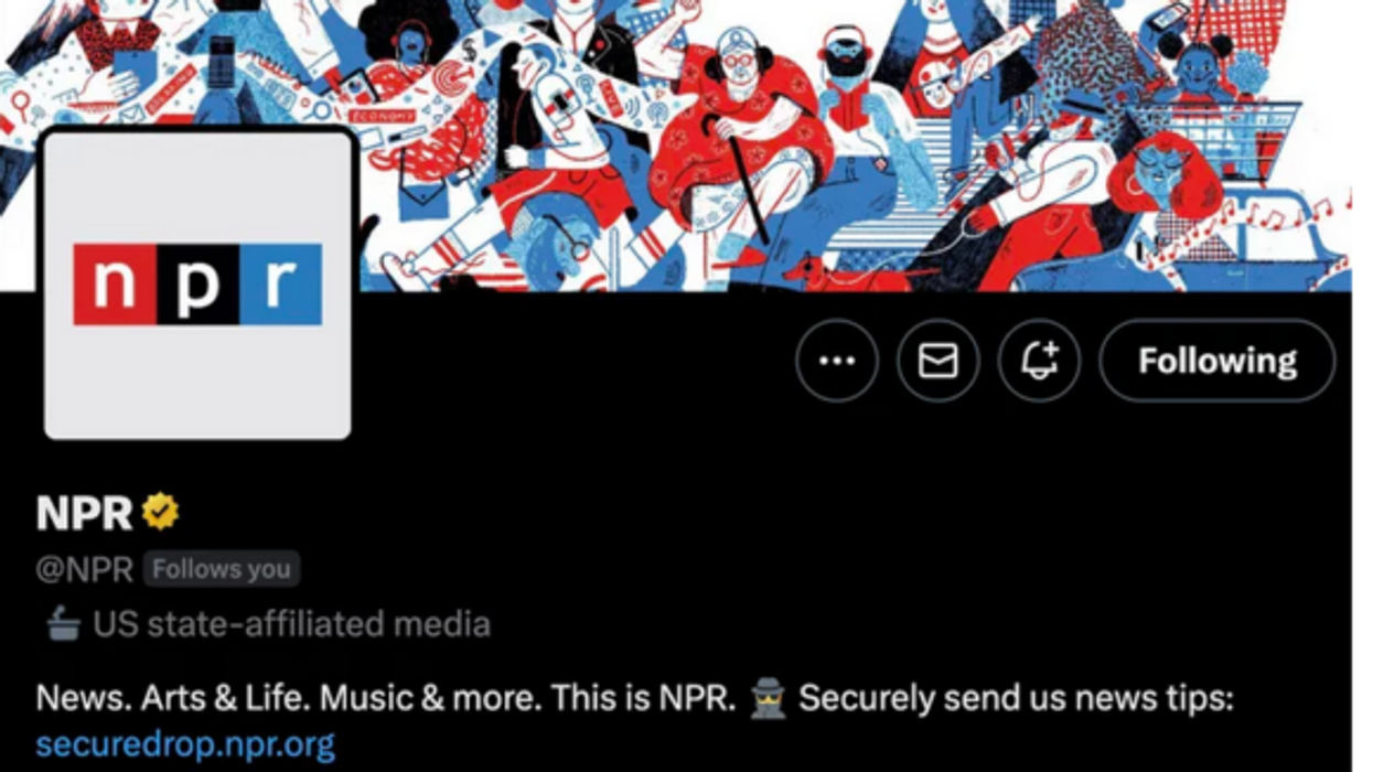 NPR's Twitter page