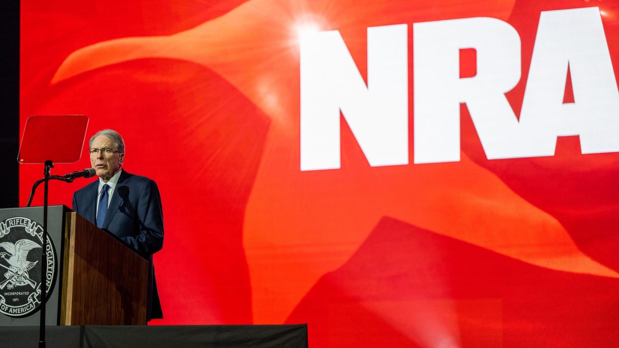NRA CEO speaks at the group's annual convention