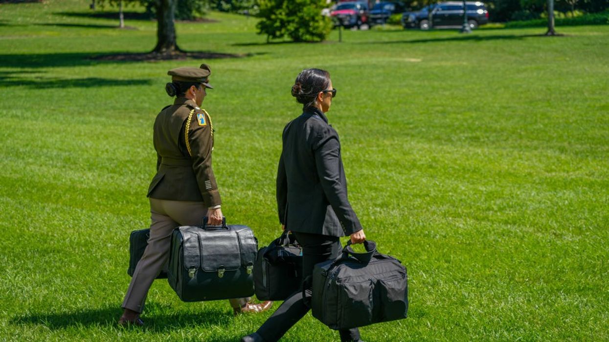"Nuclear football" being moved as part of Biden entourage