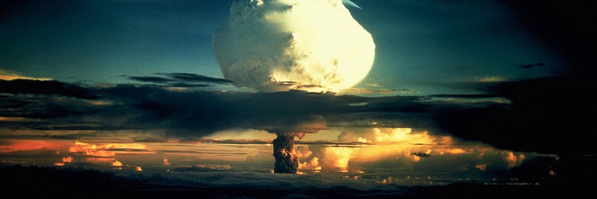 Nuclear mushroom cloud