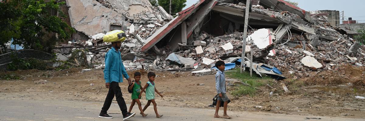 Nuh, India home demolitions