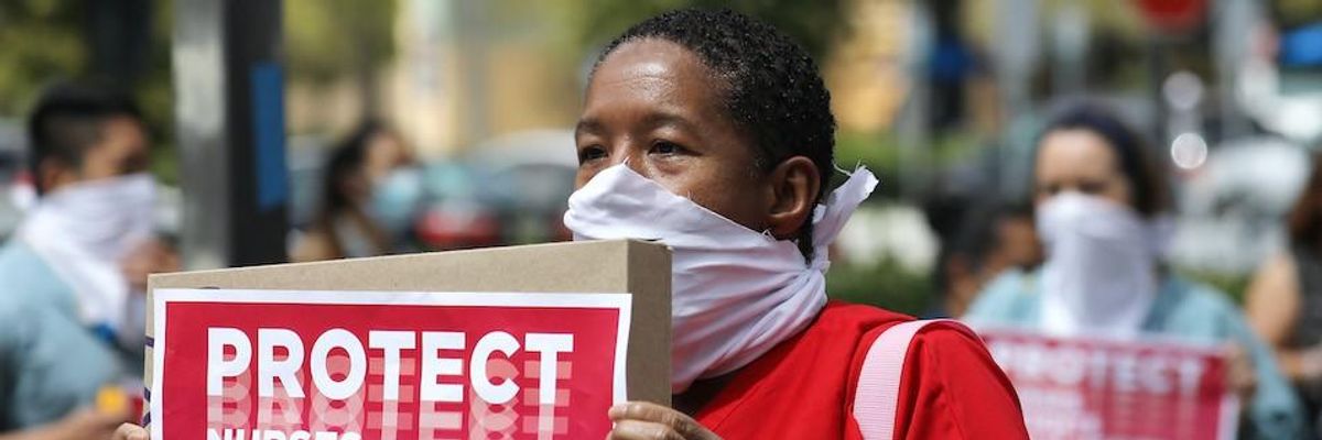 'Beyond Outrageous,' Says Sanders, That Trump Officials Ignored Labor Safety Complaints as Health Workers Died From Covid-19