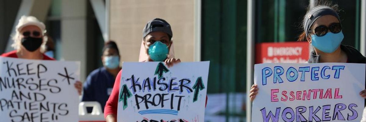 National Nurses United Urges Biden Admin to Crack Down on Hospital Monopolies