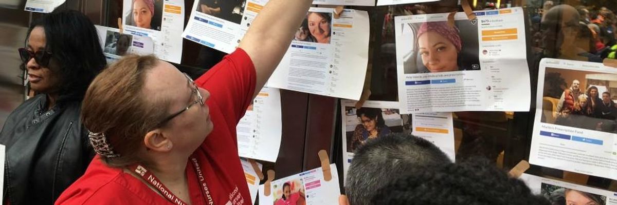 'Barbaric': 8 Million Americans Have Been Forced to Start Crowdfunding Campaigns to Cover Medical Costs, Survey Shows