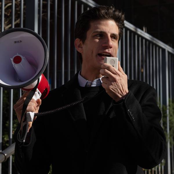 NY Congressional Candidate Jack Schlossberg Joins Nurses On Picket Line