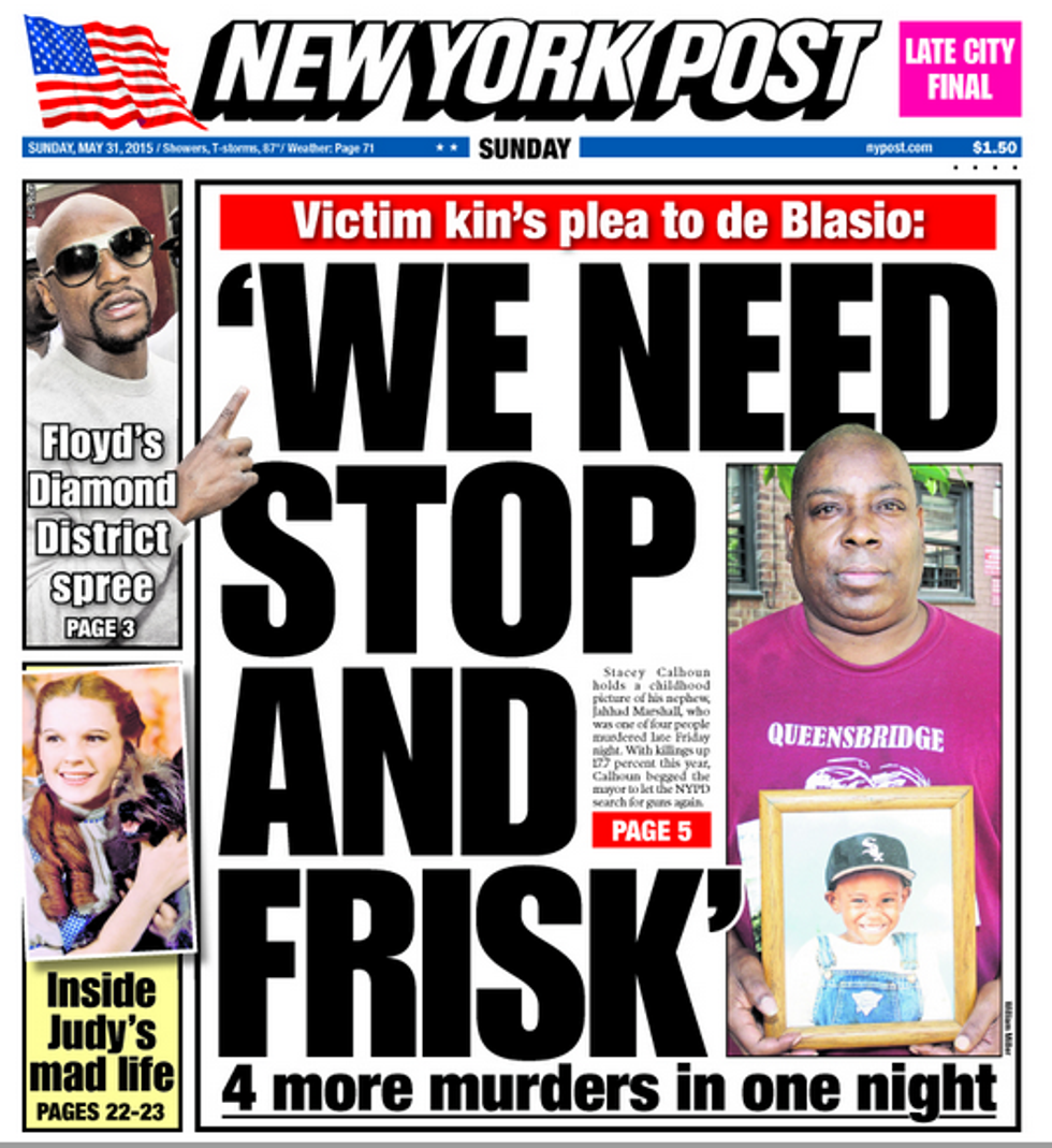 NY Post: 'We Need Stop & Frisk'