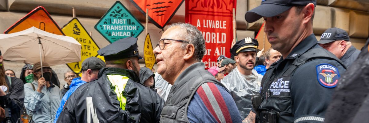 NYC Climate Week arrests