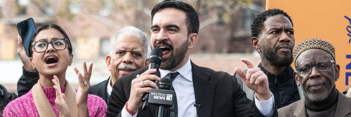 NYC Mayoral Candidate Zohran Mamdani Campaigns Ahead Of Next Week's Election