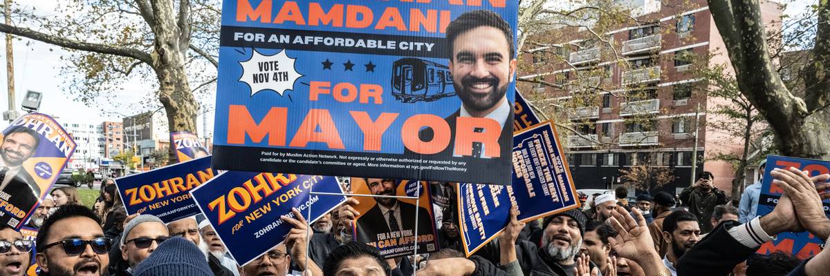NYC Mayoral Candidate Zohran Mamdani Campaigns Ahead Of Next Week's Election