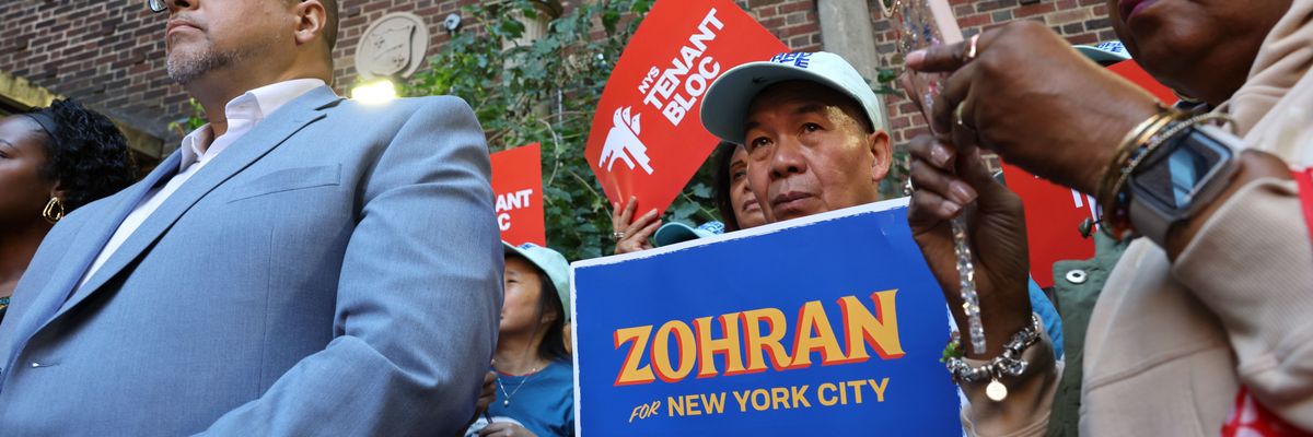 NYC Mayoral Candidate Zohran Mamdani Holds Campaign Stop In The Bronx