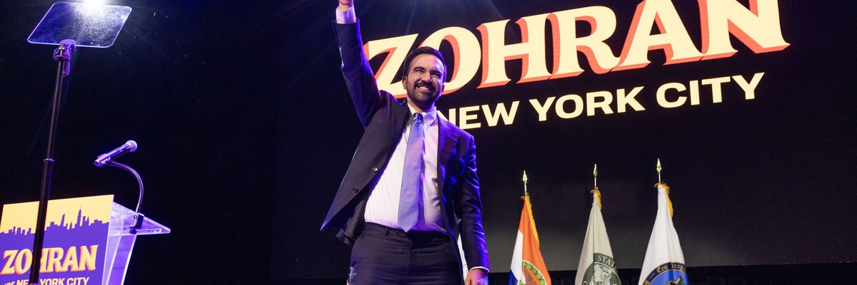 NYC Mayoral Candidate Zohran Mamdani Holds Election Night Victory Party
