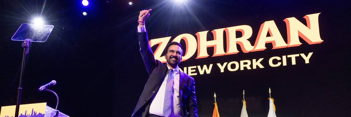 NYC Mayoral Candidate Zohran Mamdani Holds Election Night Victory Party
