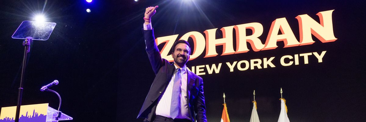 NYC Mayoral Candidate Zohran Mamdani Holds Election Night Victory Party
