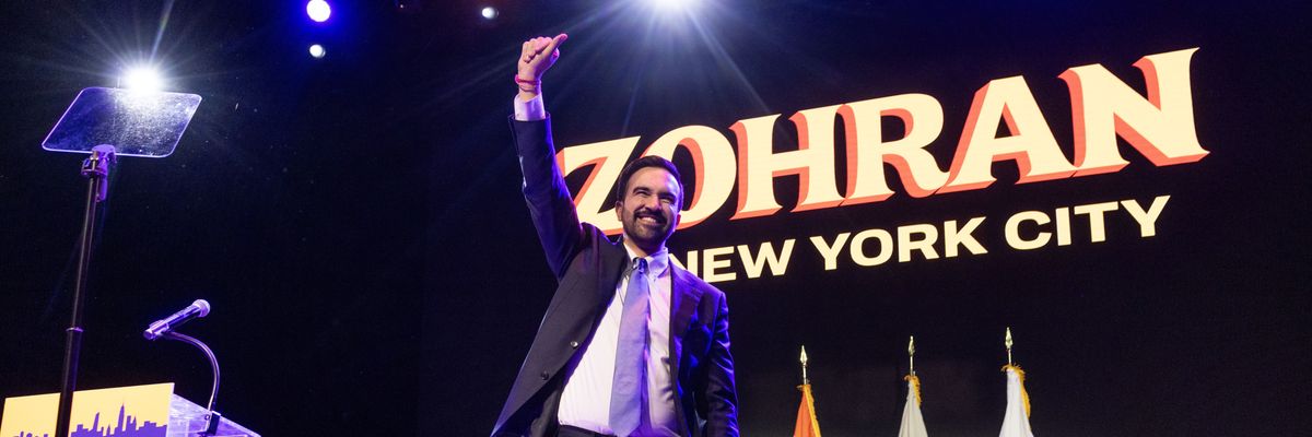 NYC Mayoral Candidate Zohran Mamdani Holds Election Night Victory Party