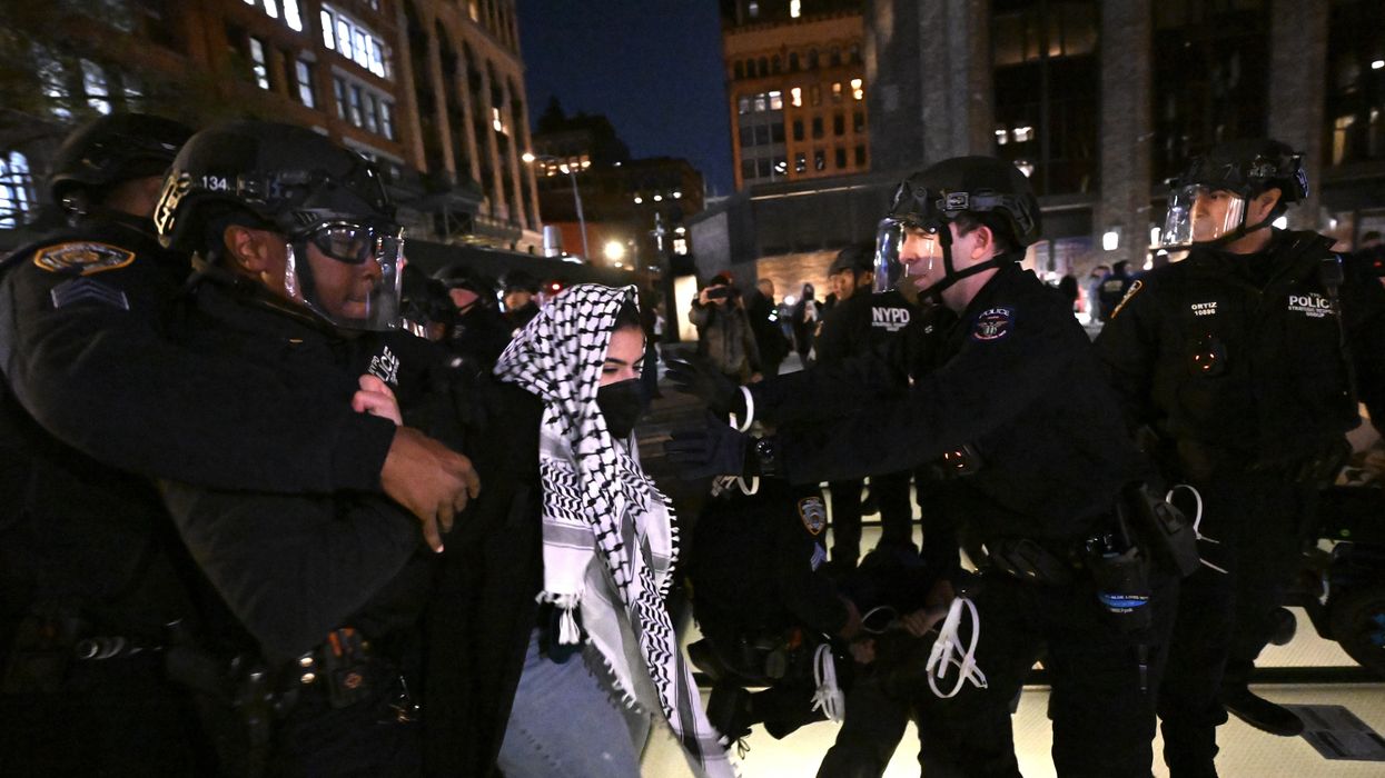 NYPD officers arrest pro-Palestinian protesters at NYU