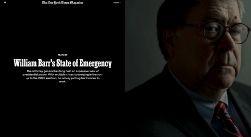 NYT: William Barr's State of Emergency