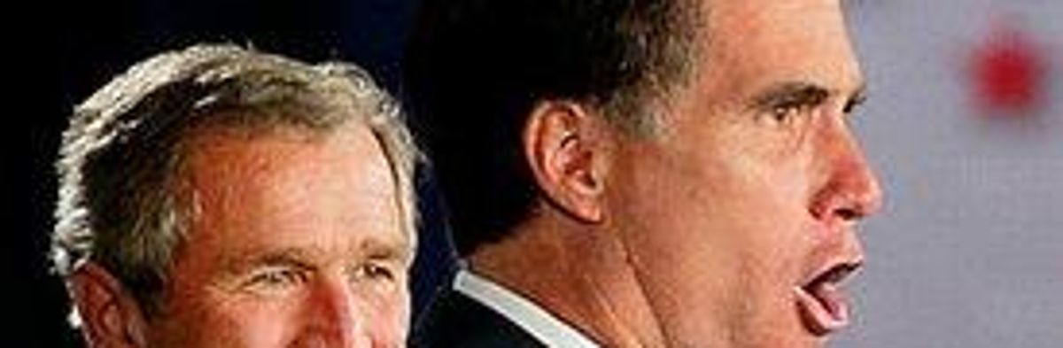 Ghost of George W. Bush Haunts Romney in Second Debate