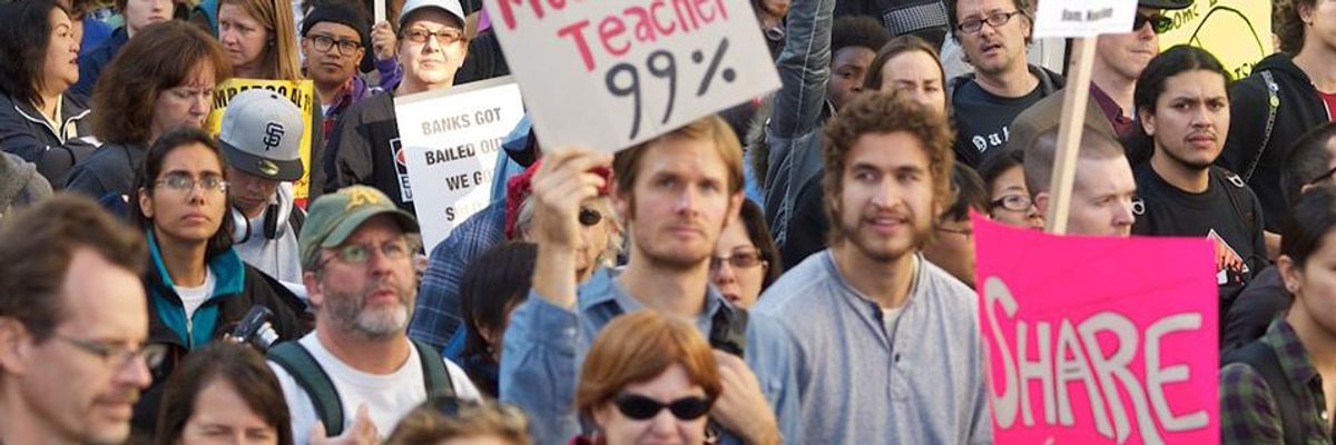 'We are the 99%': But Richest 1% Will Soon Own Two-Thirds Of World's Wealth