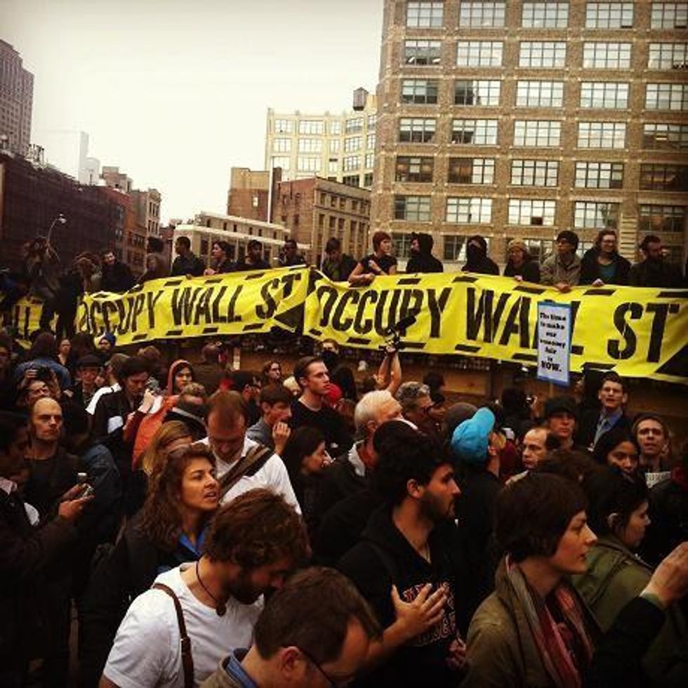 Occupy Wall Street. (Photo: Michael Whitney/Creative Commons. CC-BY-2.0)