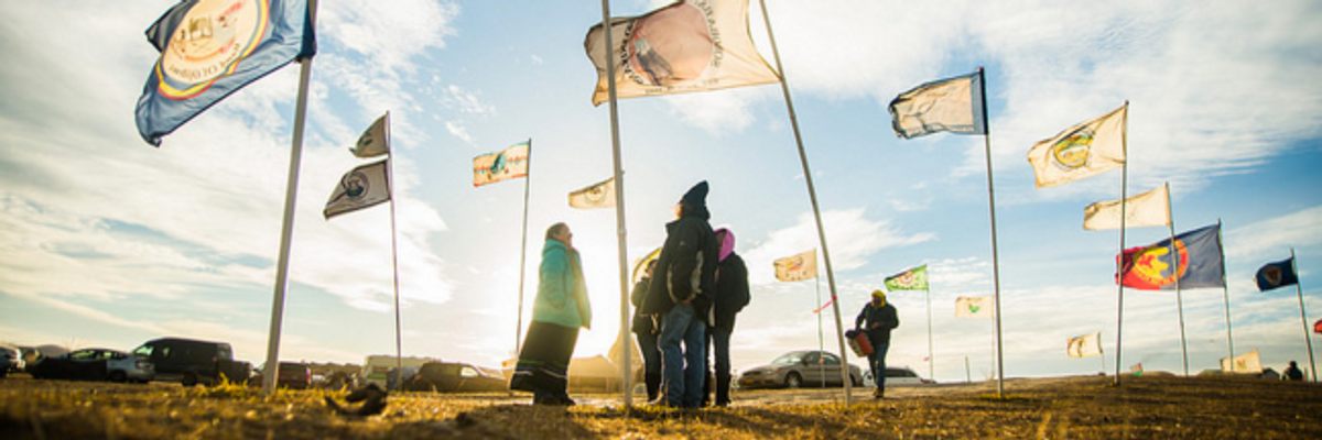 'United Against The Black Snake': Water Protectors Respond To Army Corps' Eviction Notice