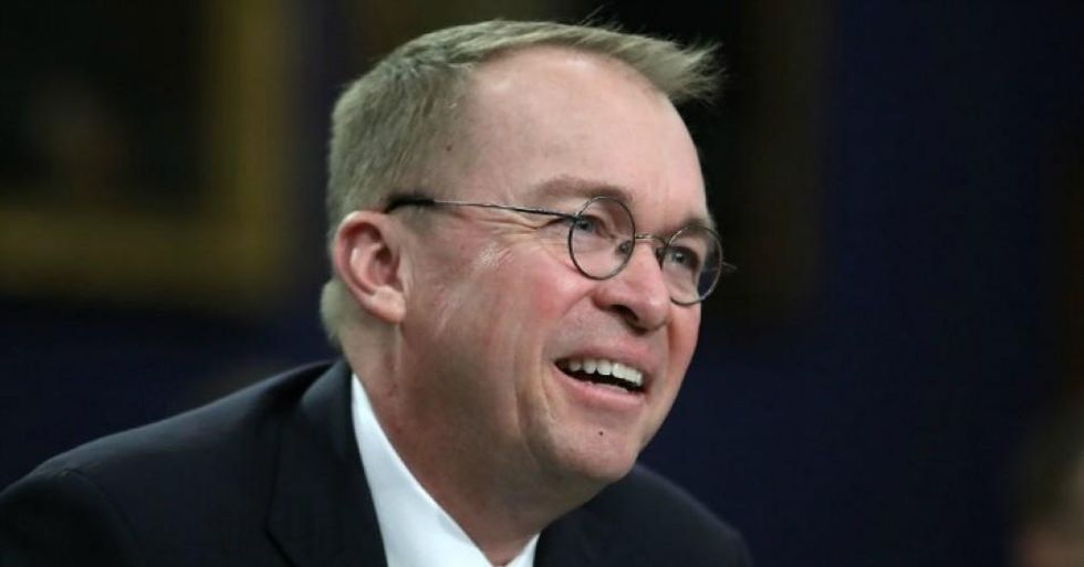 Office of Management and Budget Director Mick Mulvaney testifies during a House Appropriations Committee hearing on Capitol Hill, April 18, 2018 in Washington, D.C. (Photo: Mark Wilson/Getty Images)