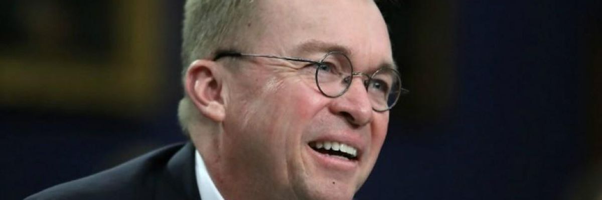 Office of Management and Budget Director Mick Mulvaney