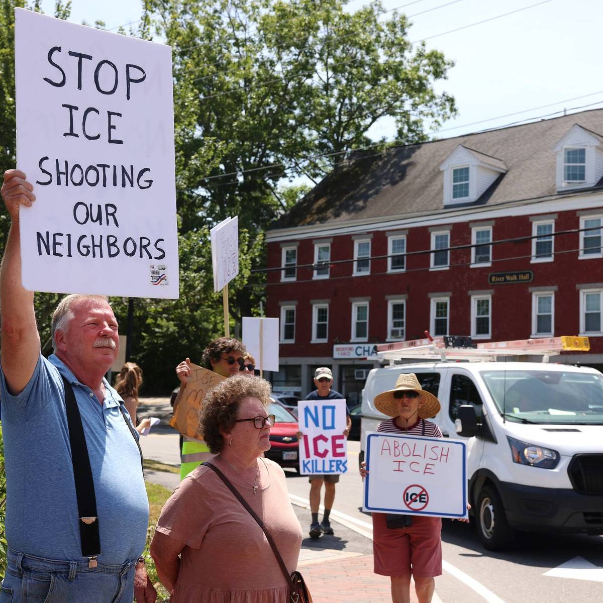 Officials identify man killed by ICE in Maine, and security footage shows shooting's aftermath
