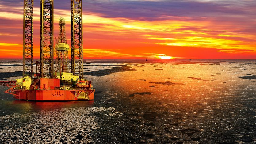 offshore oil drilling rig