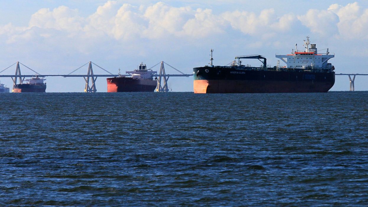 Oil Tanker anchored in Venezuela