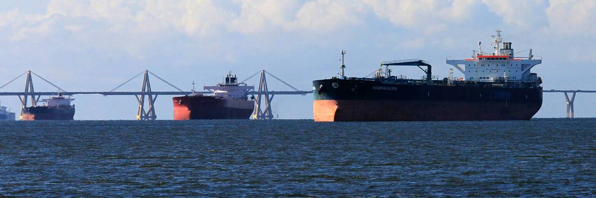 Oil Tanker anchored in Venezuela
